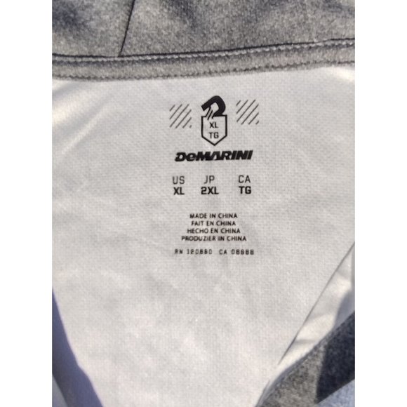 DeMarini Women's Blue Heather Stars Athletic V-Neck 2XL Hoodie‎ - Picture 6 of 8